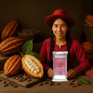 Chocolate pura de cacao Natural 400g con Marassina - Marassinaperu