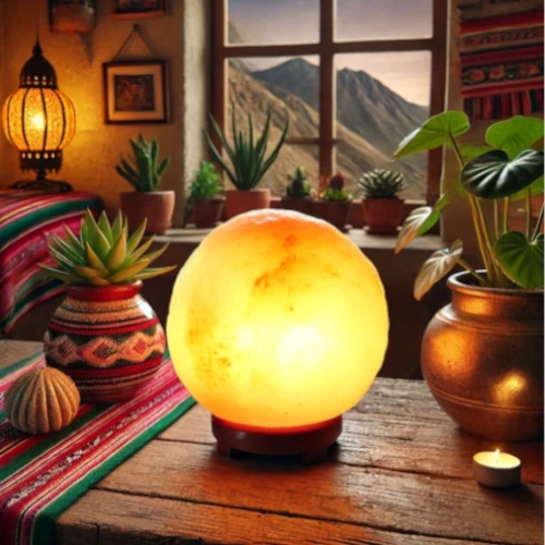 Sal del Himalaya Lámpara Luna - MarassinaPeru