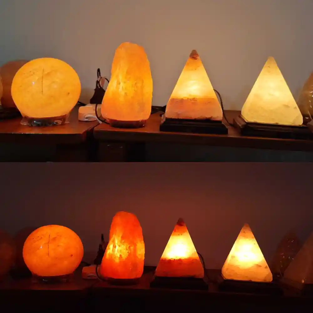 Lamparas de sal del Himalaya - Marassina