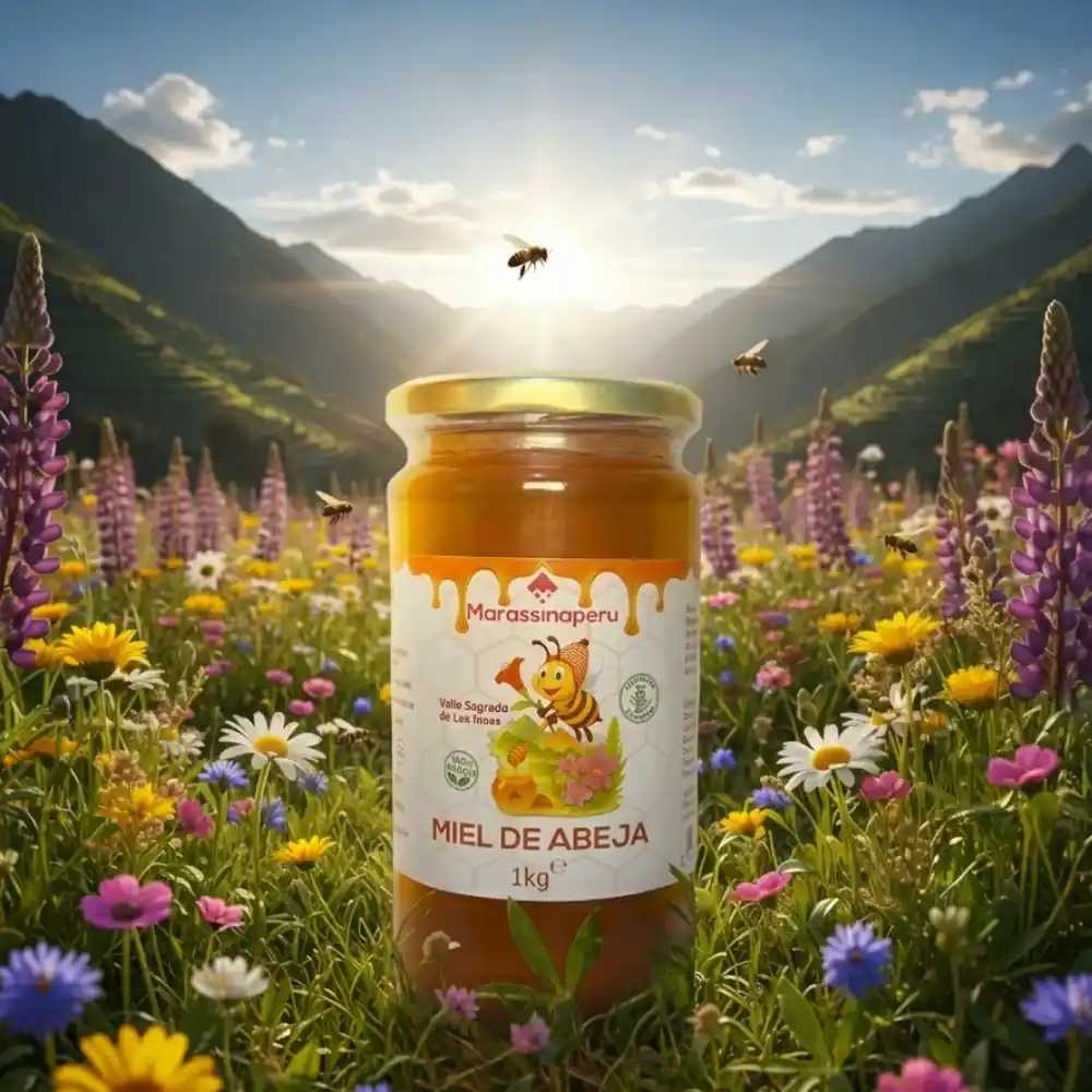 Miel de Abeja Pura 1kg Marassinaperu