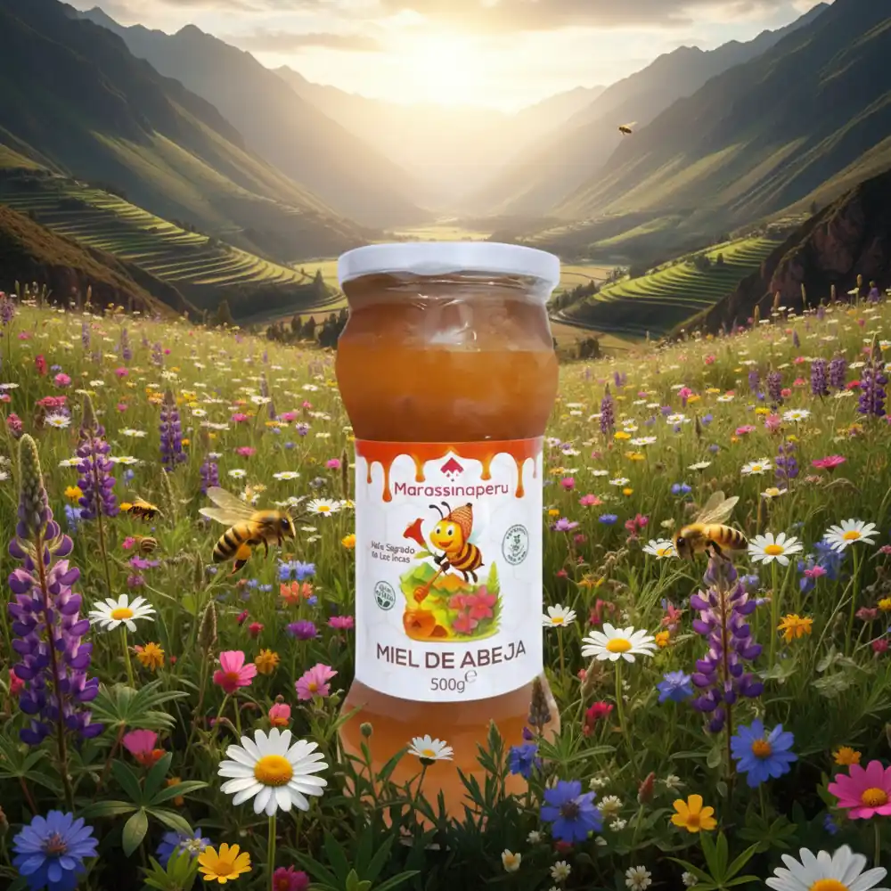 Miel de Abeja Pura Natural 500g - Marassinaperu