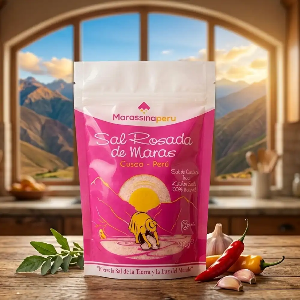 Sal de Maras Fina Natural 500g - Marassinaperu