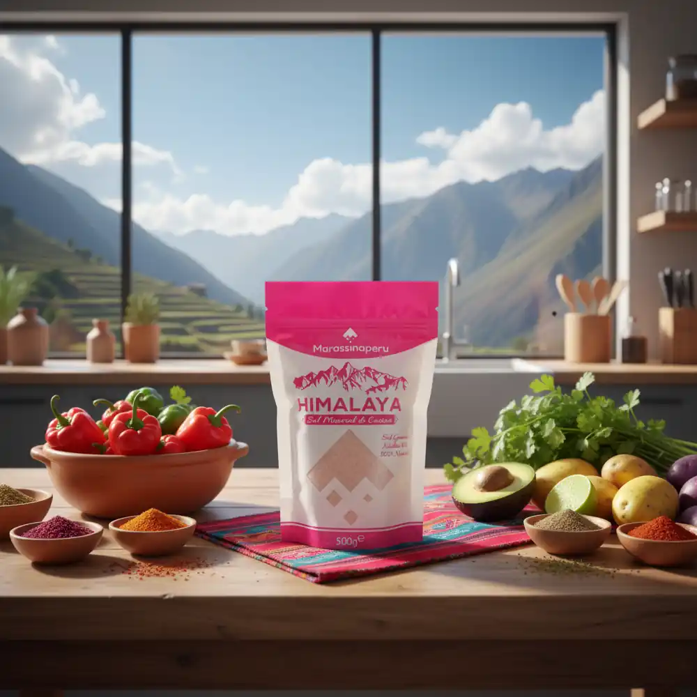 Sal del Himalaya Fina 500g Natural Premium - Marassinaperu