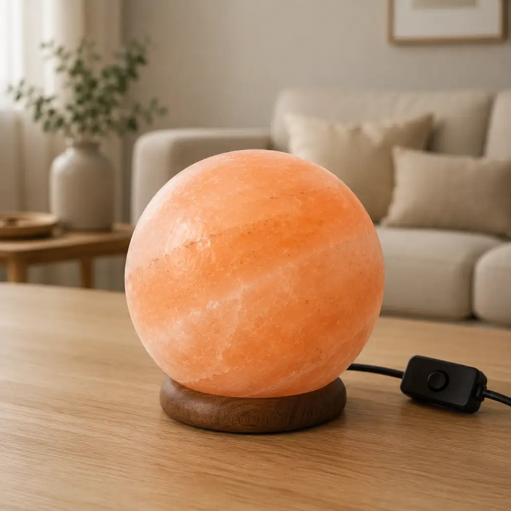 lampara de sal del himalaya luna - apagado - Marassinaperu