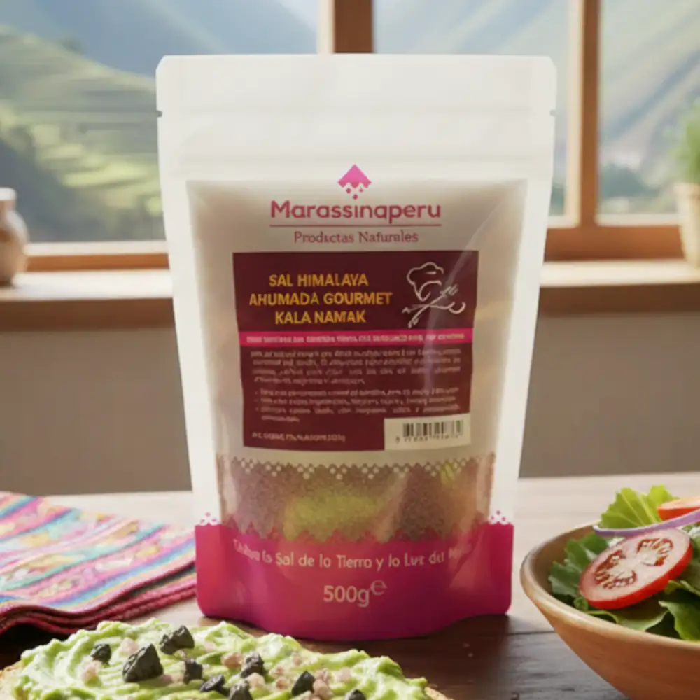 Sal Ahumada del Himalaya Fina 500g Natural - Marassinaperu