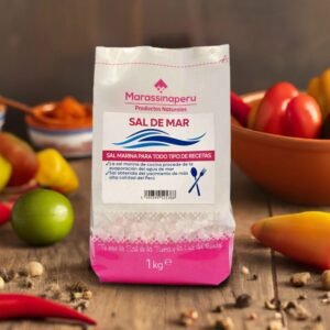 Sal de Mar Gruesa Natural - Sal Marina Gruesa Natural 1kg - MarassinaPeru